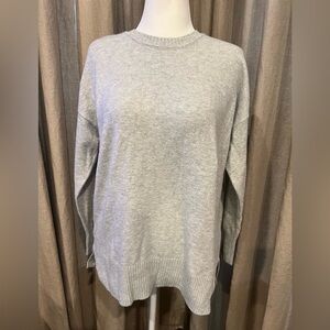 LOFT crewneck relaxed tunic sweater
